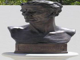 Adam Lindsay Gordon Bronze Bust - Accommodation Rockhampton 0