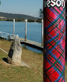 Maclean Tartan Power Poles - Accommodation Rockhampton 1