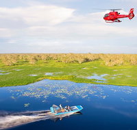 Mary River Wetlands Helicopter and Airboat Adventure from Darwin - Accommodation Rockhampton