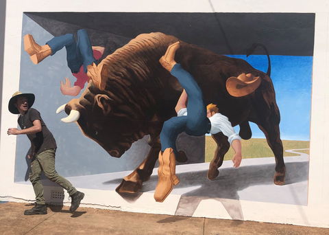 Big Bull Mural - Accommodation Rockhampton 0