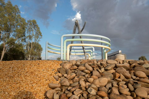 Lyrics, Landscapes And Lintels - Leeton Public Art Trail - Accommodation Rockhampton 1