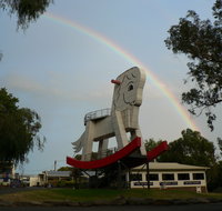 The Big Rocking Horse And The Toy Factory - Accommodation Rockhampton