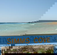 Simms Cove lookout and beach Moonta Bay - Accommodation Rockhampton