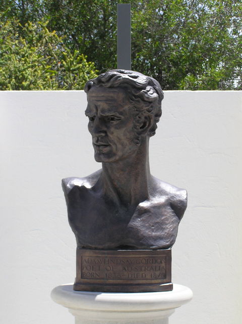 Adam Lindsay Gordon Bronze Bust - Accommodation Rockhampton 0