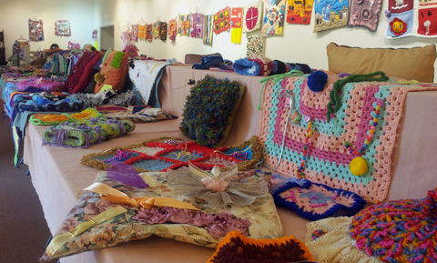 Dementia Fiddle Rug Exhibition - Accommodation Rockhampton 0