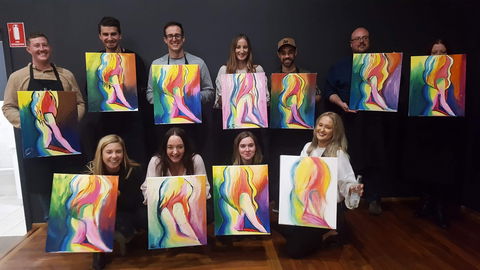 Paint And Sip Experience - Accommodation Rockhampton 1