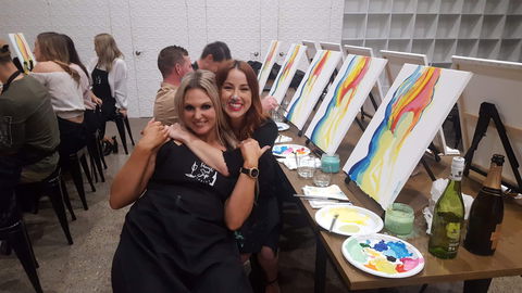 Paint And Sip Experience - Accommodation Rockhampton 2