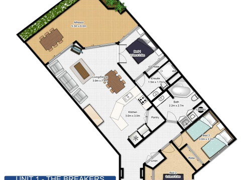 Breakers Block 1 Unit 1- Pool In Complex - Across The Road From The Beach - Accommodation Rockhampton 2
