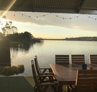 Shack built over the Murray River - Accommodation Rockhampton