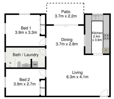 Spacious 2 Bedroom Beach Side Apartment - Close To Shopping Centre With Coles, Health Food Shop, Sushi, Pizza, Cafes, Hairdresse - Accommodation Rockhampton 2