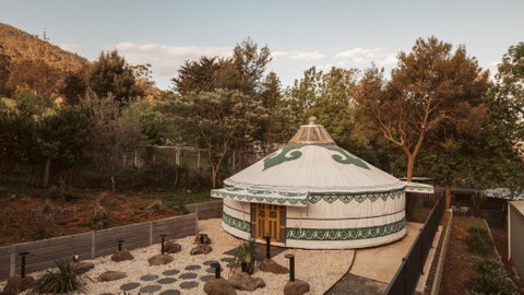 Mongolian Crafted Yurt With Private Spa And Spectacular Views - Accommodation Rockhampton 0
