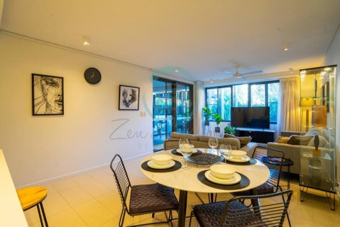 Zen Seaside 1BR Waterfront Apt - Accommodation Rockhampton 1