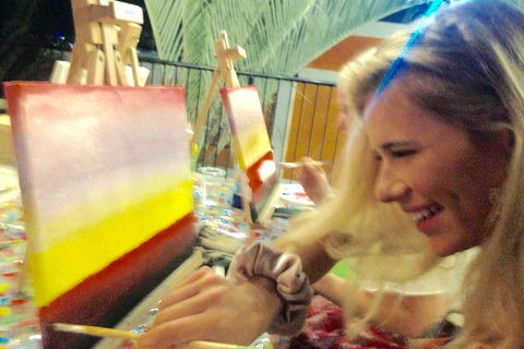 Friday Night 2 For 1 Paint And Sip Art Sessions - Accommodation Rockhampton 2