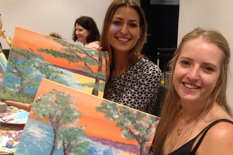 Friday Night 2 For 1 Paint And Sip Art Sessions - Accommodation Rockhampton 4