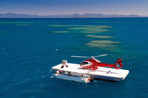 Scenic Helicopter Flight To Moore Reef And Return Snorkeling Cruise From Cairns - Accommodation Rockhampton 4
