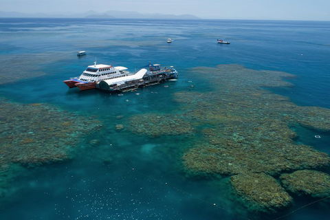 Scenic Helicopter Flight To Moore Reef And Return Snorkeling Cruise From Cairns - Accommodation Rockhampton 5