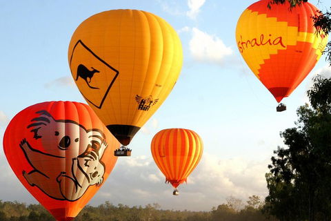 Natural Bridge & Springbrook Waterfalls Tour + Hot Air Balloon With Breakfast - Accommodation Rockhampton 0